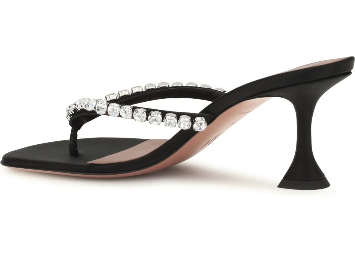 Pantofi Gigi crystal-embellished thong Sandals - Img 3