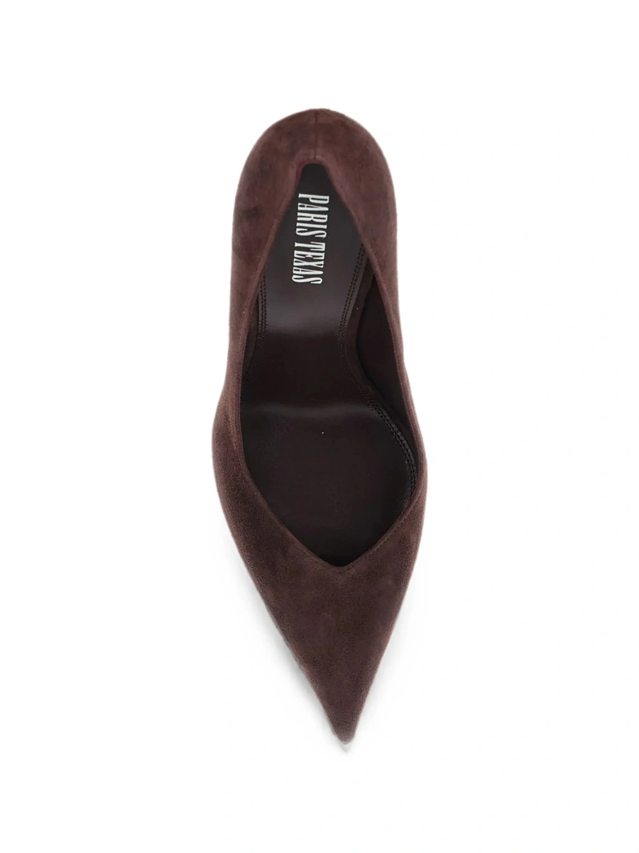 Pantofi 'Lidia' Brown Pumps with High Heel in Suede in for Women - Img 7