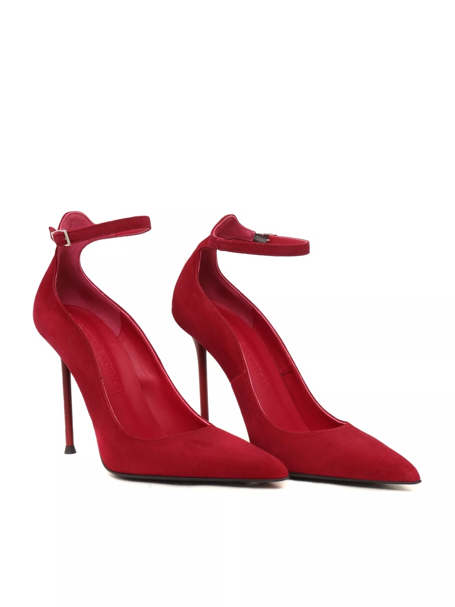 Pantofi LIVIA5 CAMOSCIO BURGUNDY SHOES - Img 2