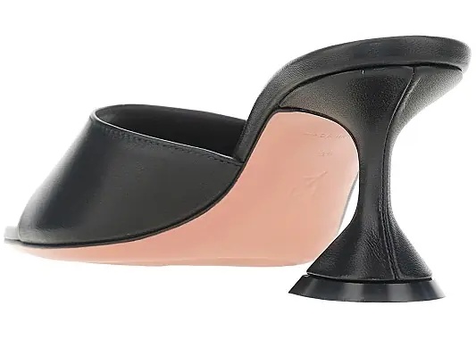 Pantofi 'Lupita' nappa leather slippers - Img 3
