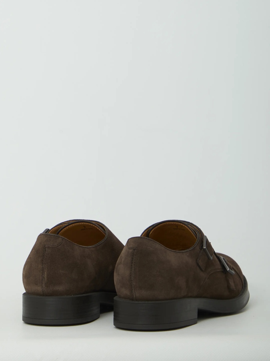 Pantofi Monkstrap Shoes In Suede Leather - Img 3