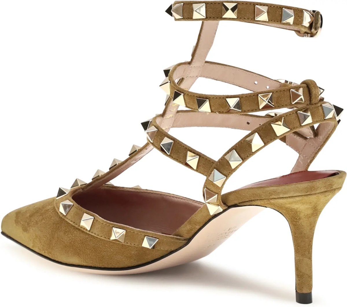 Pantofi Rockstud suede Pumps - Img 3