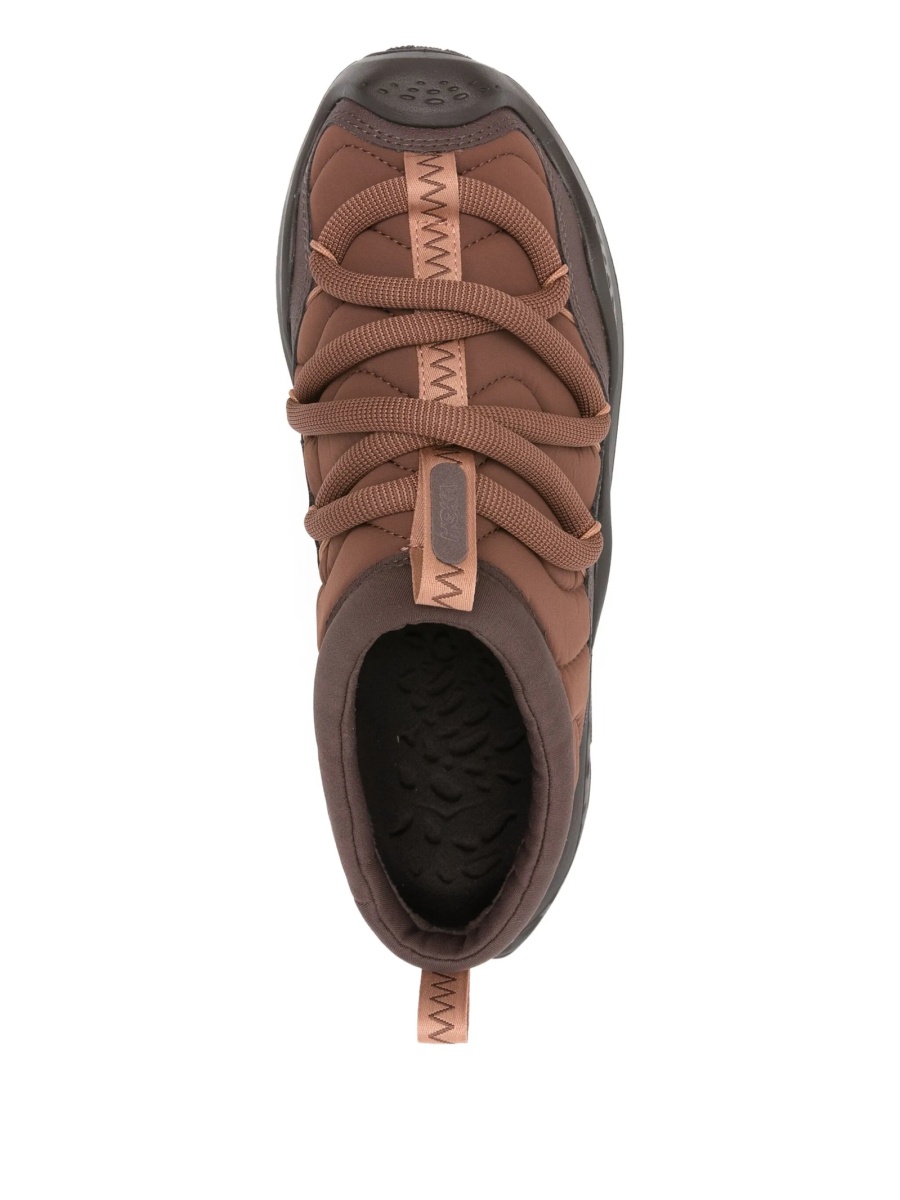 Pantofi slip-on Hoka One One maro din material textil - Img 4