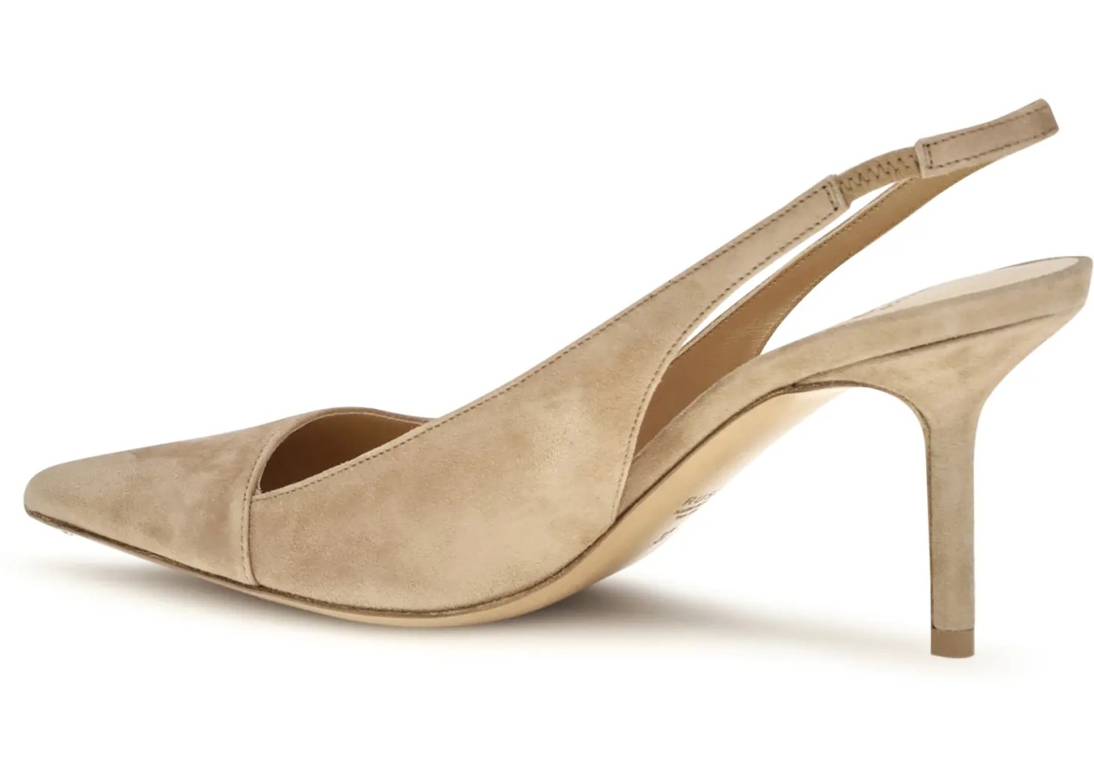 Pantofi Suede Slingback Pumps - Img 3