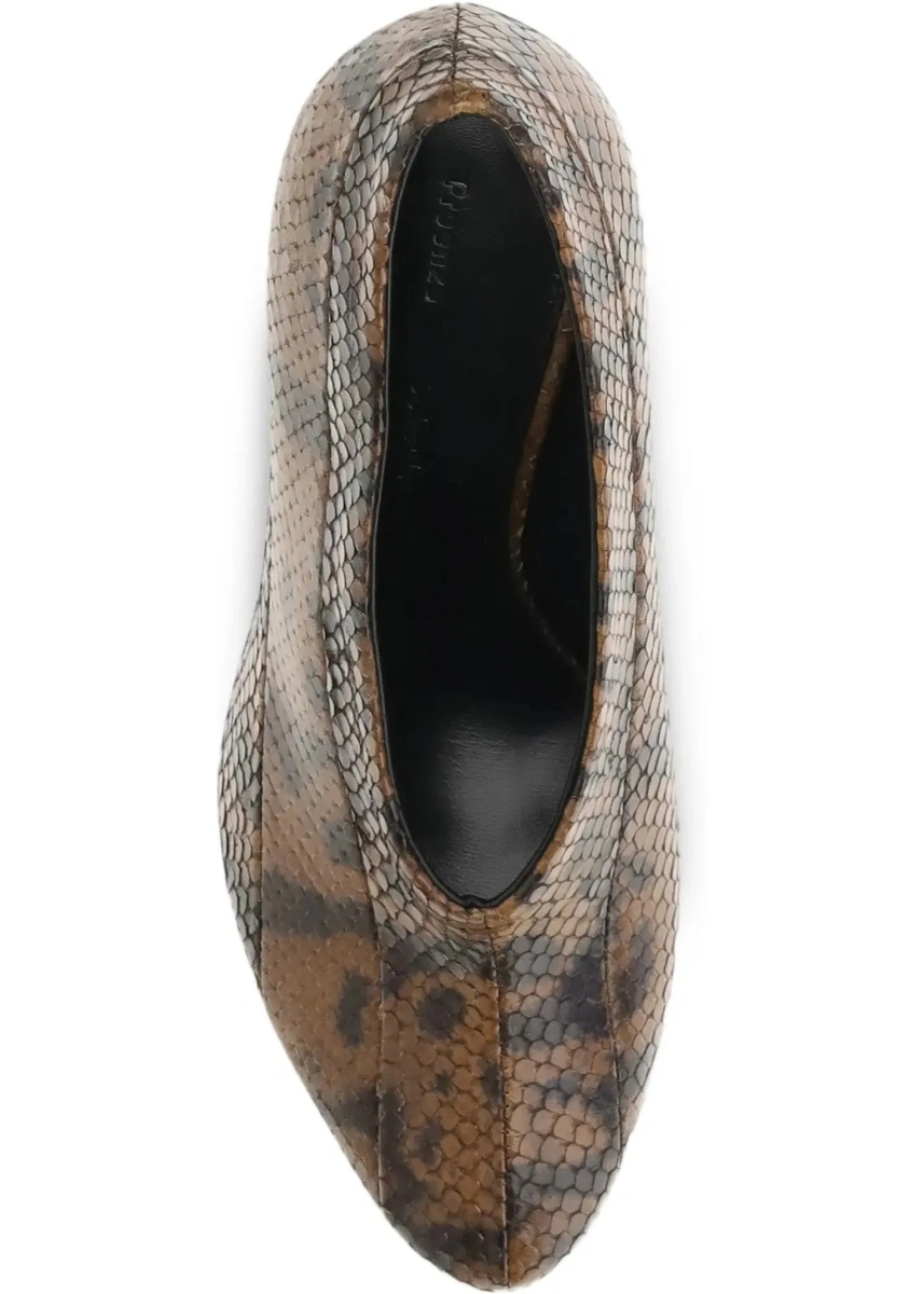 Pantofi Tee Pieced python-print Pumps - Img 7