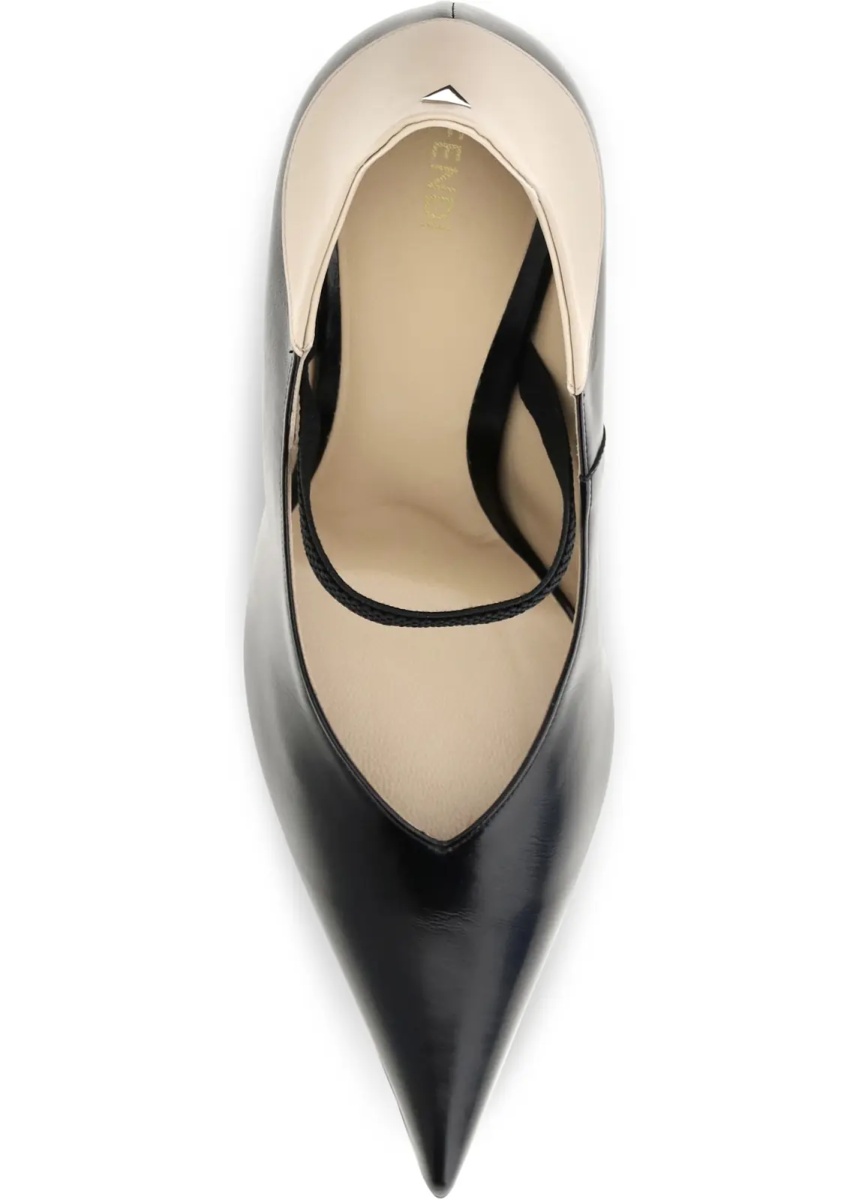 Pantofi Two-tone calfskin Pumps - Img 4