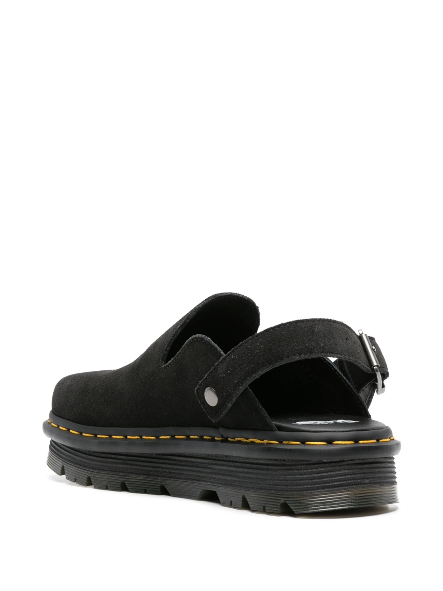 Papuci Dr. Martens negri din piele intoarsa - Img 3