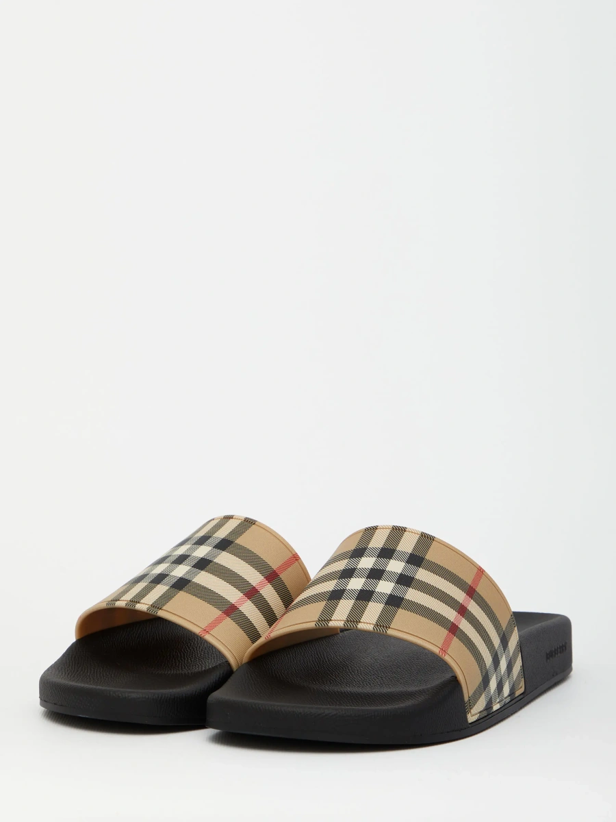 Papuci Vintage Check Slippers - Img 2