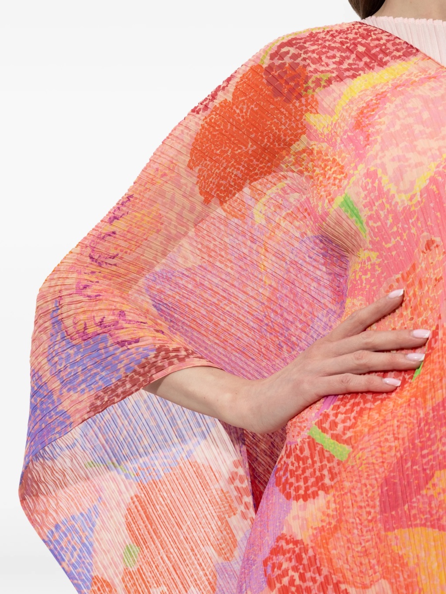 Poncho PLEATS PLEASE ISSEY MIYAKE roz - Img 5