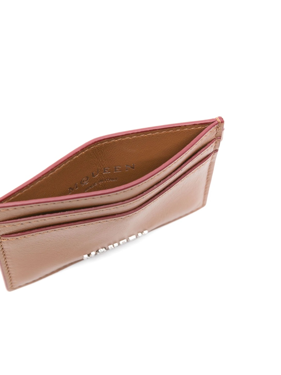 Portofel Alexander McQueen maro din piele - Img 3