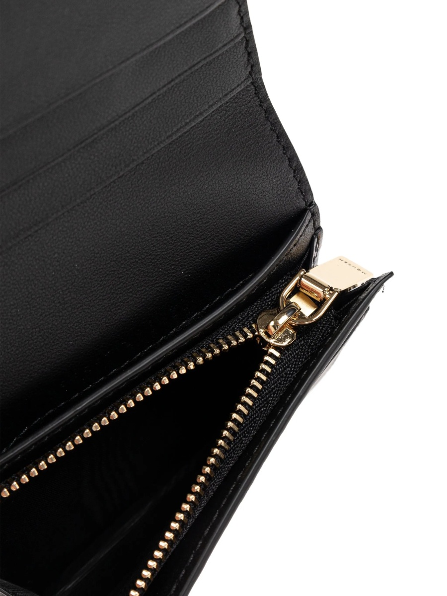 Portofel Alexander McQueen negru din piele - Img 5
