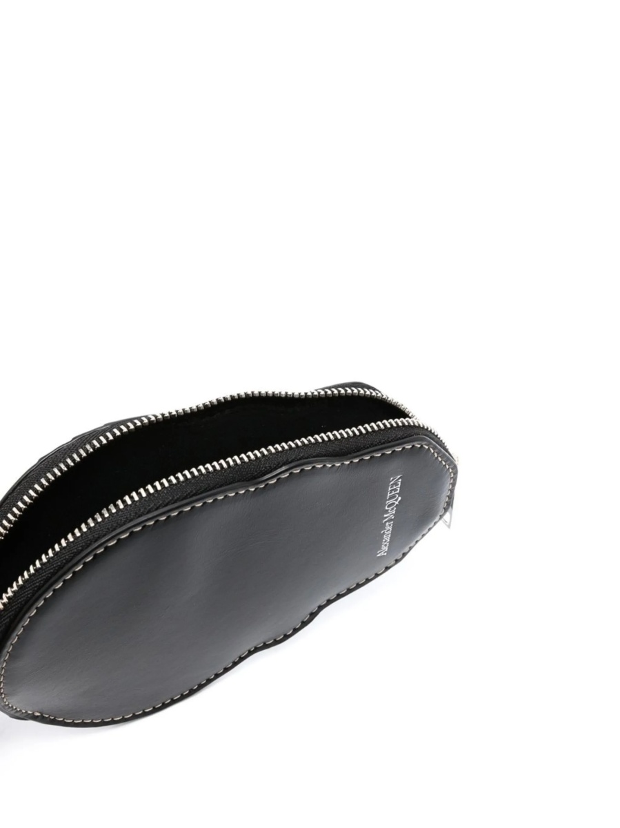 Portofel Alexander McQueen negru din piele - Img 3