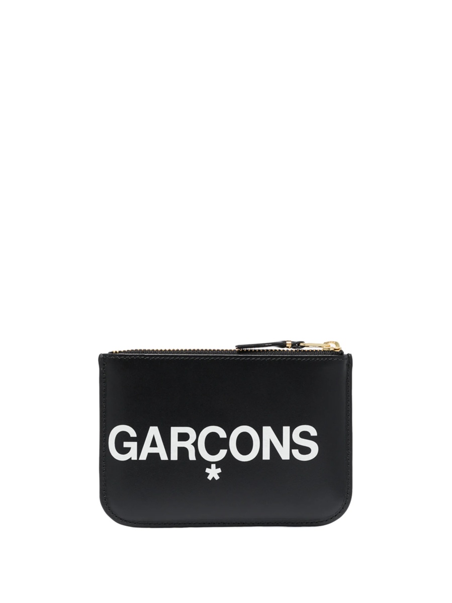 Portofel Comme des Garçons negru din piele - Img 2