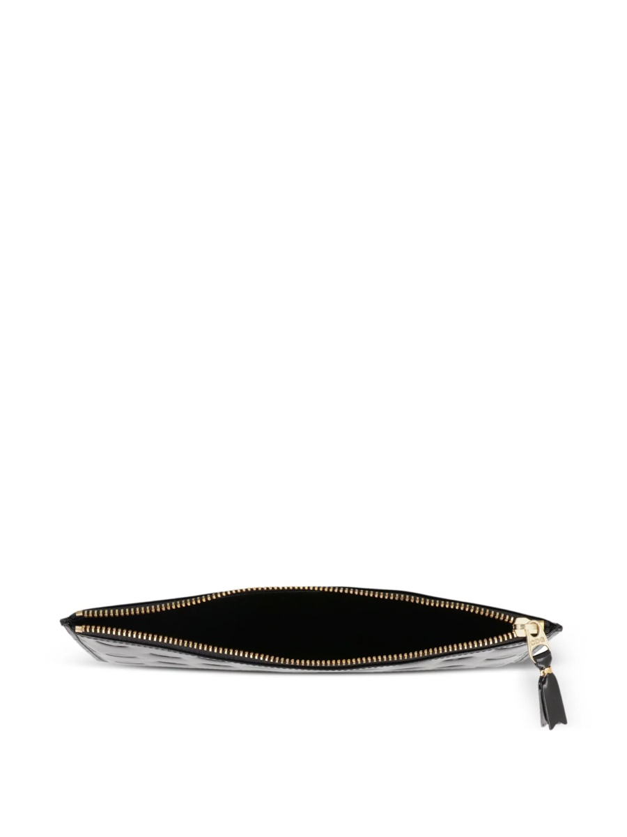 Portofel Comme des Garçons negru din piele - Img 3