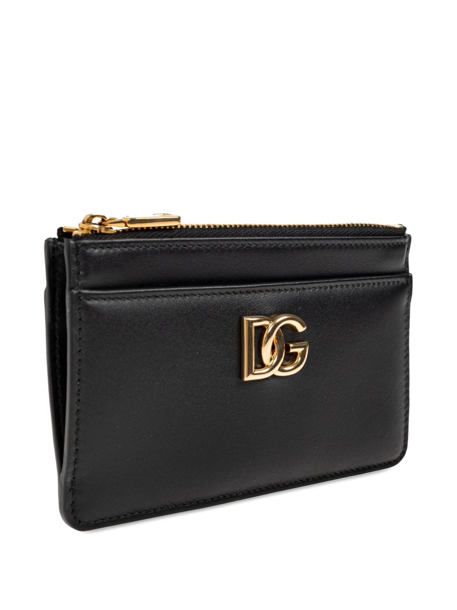 Portofel Dolce &amp; Gabbana DG Logo negru din piele - Img 3