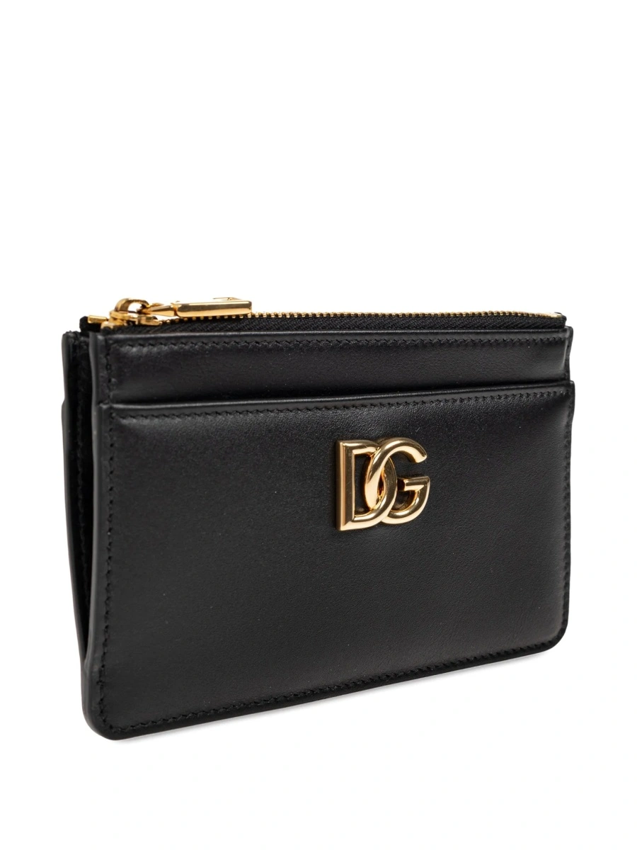 Portofel Dolce &amp; Gabbana DG Logo negru din piele - Img 3