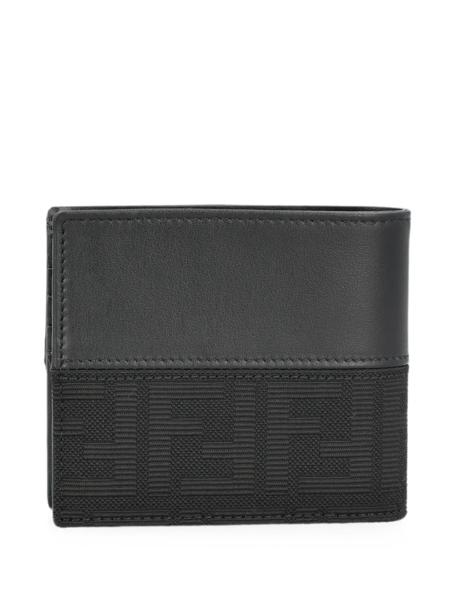Portofel Fendi negru din piele - Img 2