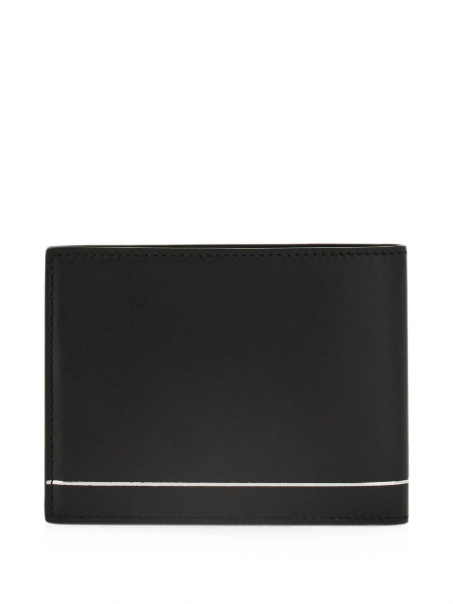 Portofel Ferragamo gancini negru din piele - Img 2