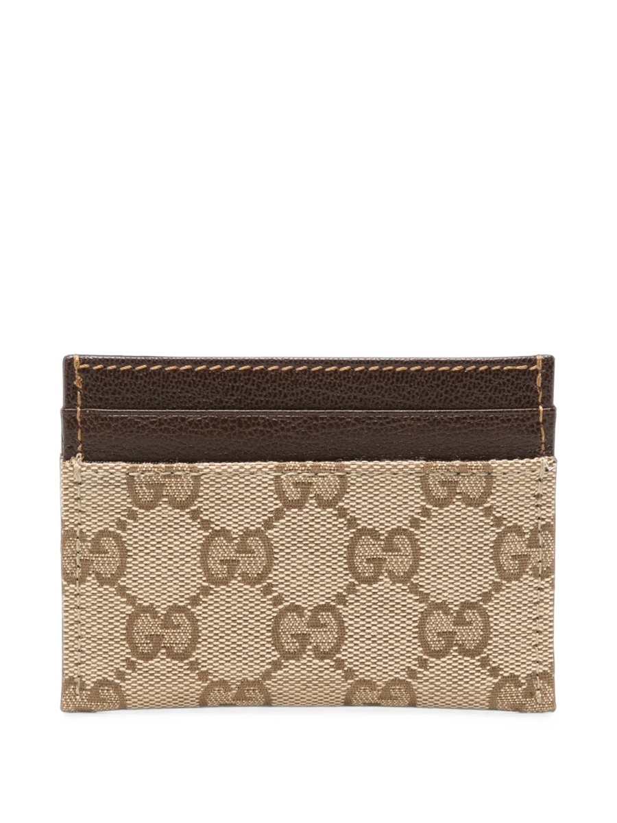 Portofel Gucci neutru din material textil si piele - Img 2