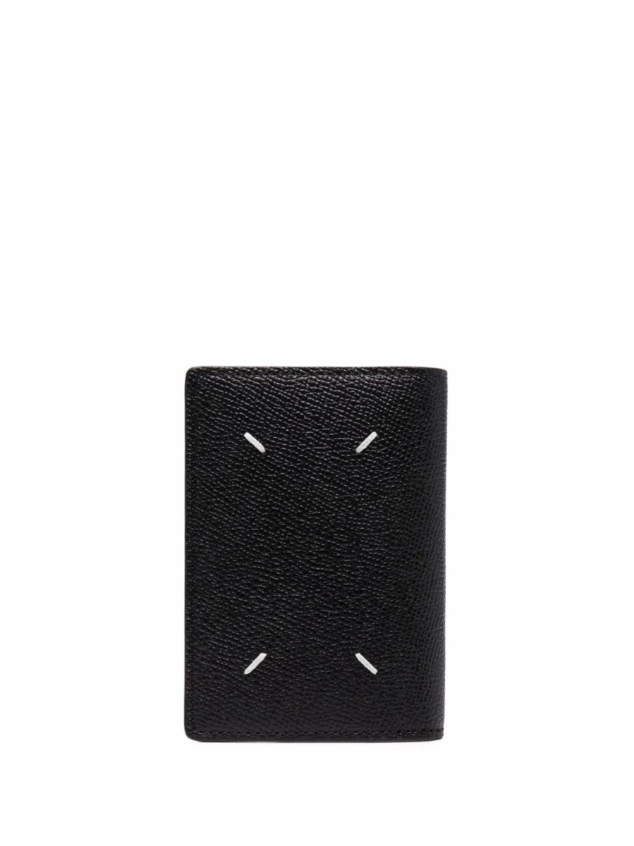 Portofel Maison Margiela negru din piele - Img 2