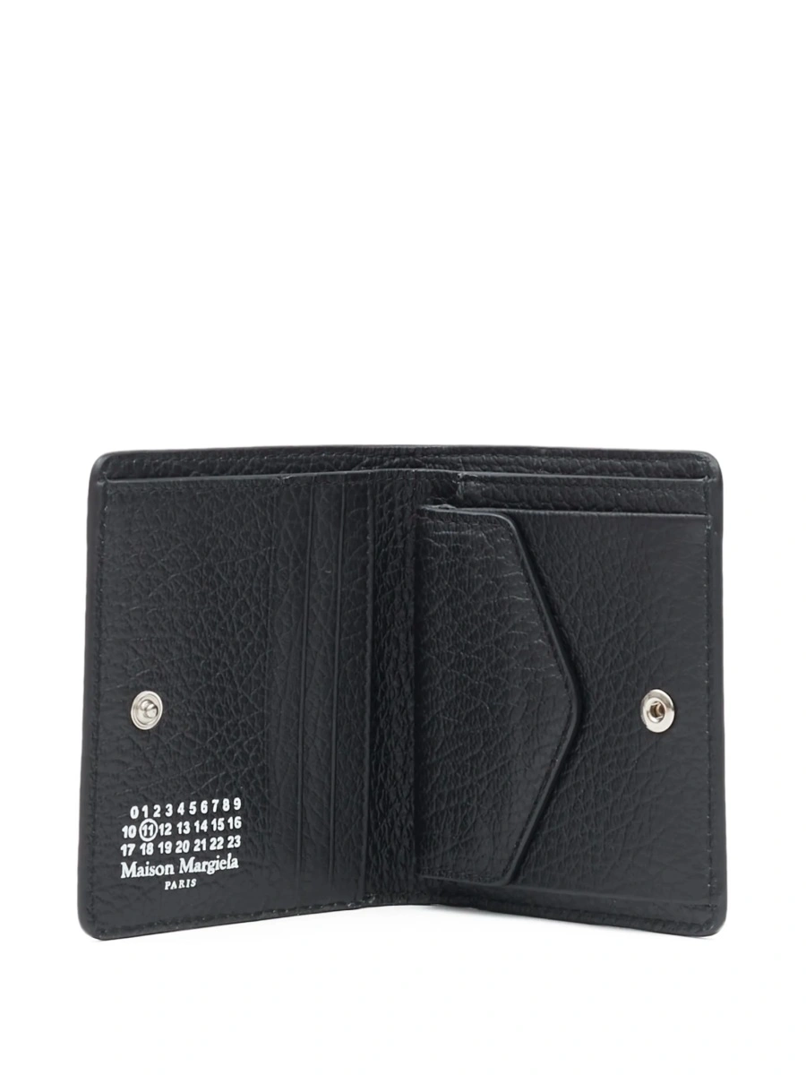 Portofel Maison Margiela negru din piele - Img 3
