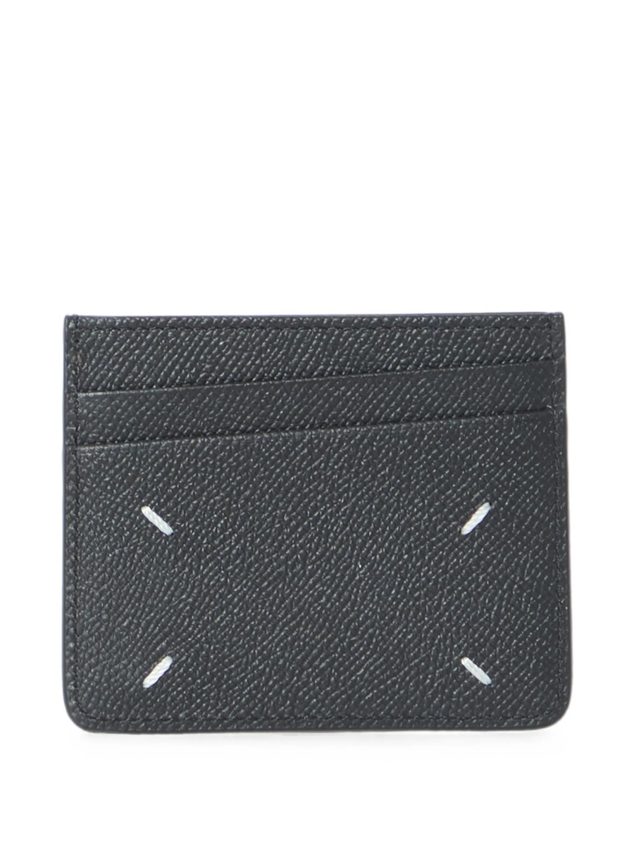 Portofel Maison Margiela negru din piele - Img 2