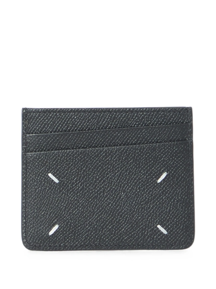 Portofel Maison Margiela negru din piele - Img 2