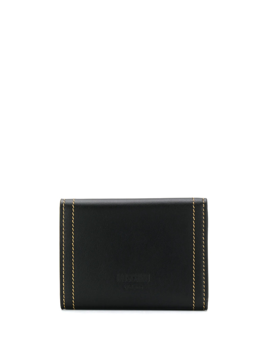 Portofel Moschino negru din piele - Img 2