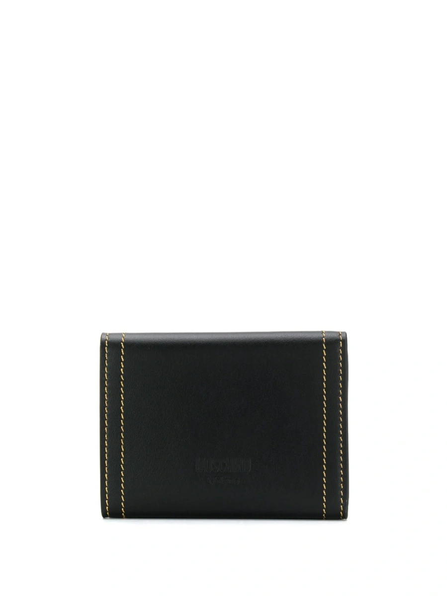 Portofel Moschino negru din piele - Img 2