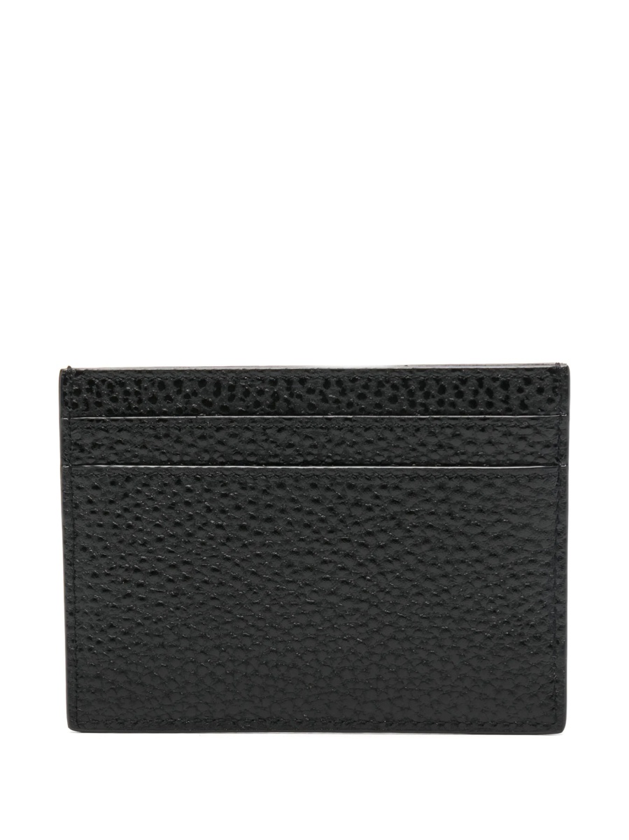 Portofel Saint Laurent negru din piele si alama - Img 2