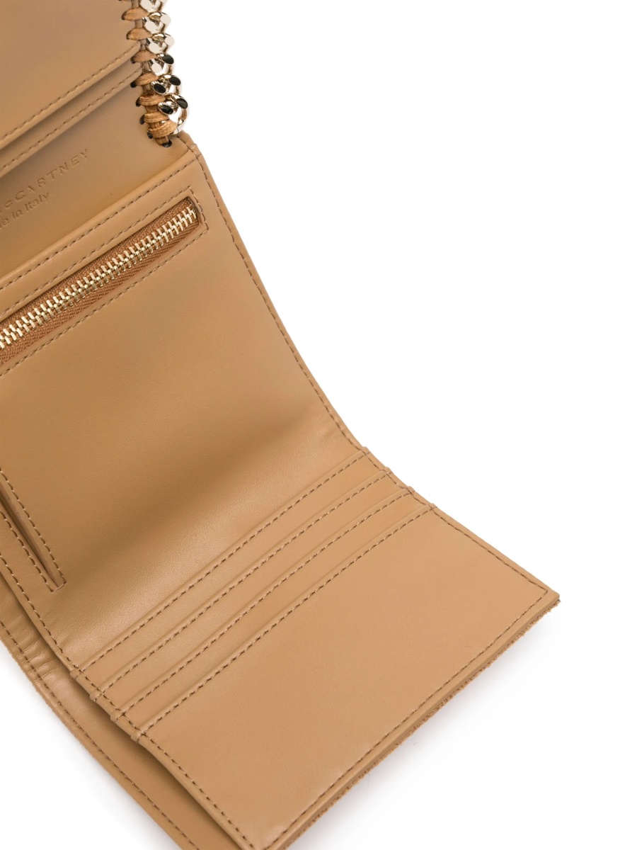 Portofel Stella McCartney falabella maro din poliuretan - Img 3