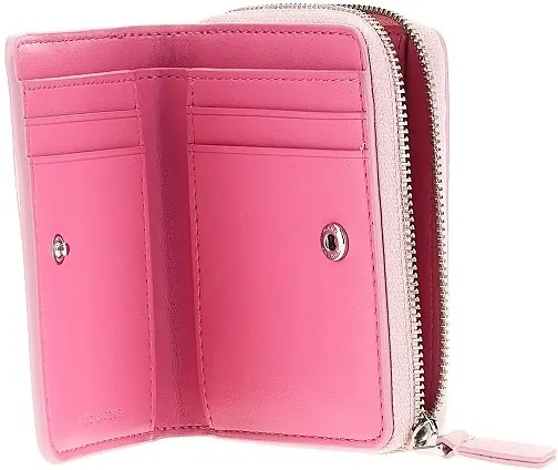 Portofele Grained leather mini compact wallet - Img 3