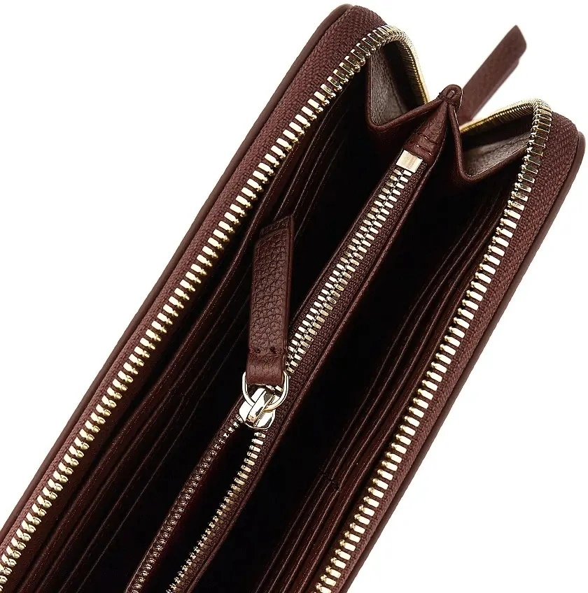 Portofele Grained leather zip-around wallet - Img 3