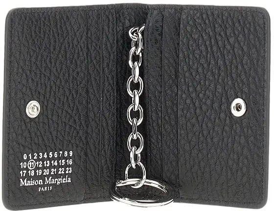 Portofele Leather cardholder with key-ring - Img 3