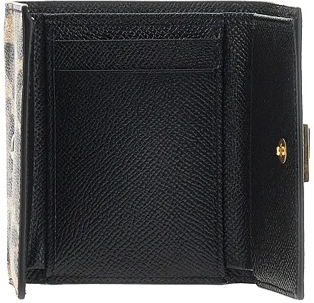 Portofele Leopard-print leather french flap wallet - Img 3