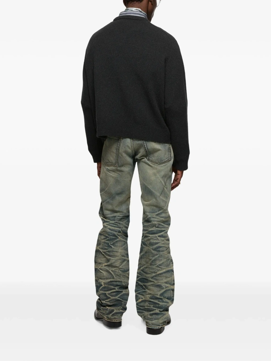 Pulover Acne Studios negru din lana - Img 5