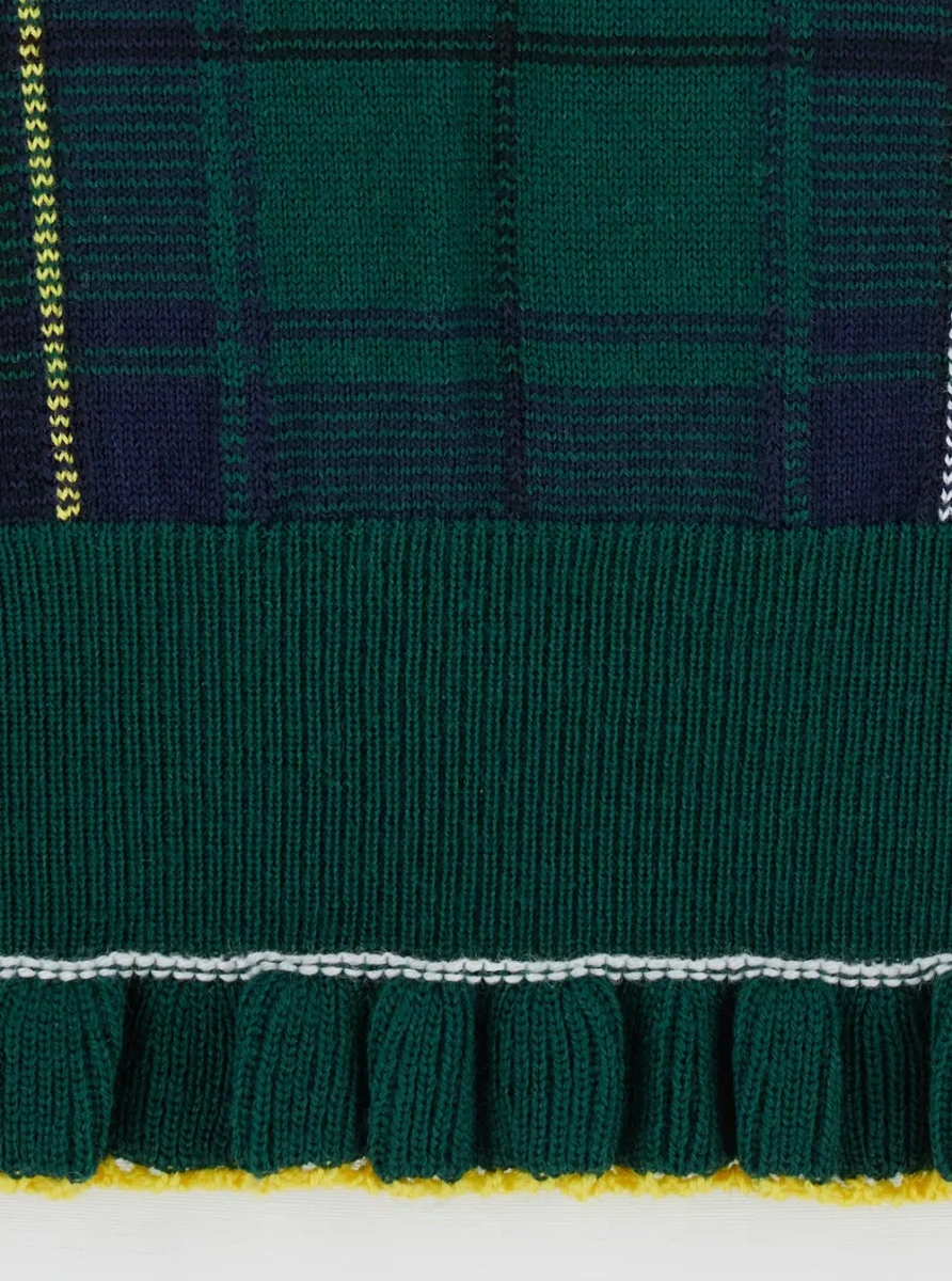 Pulover Alexander McQueen verde din lana - Img 3