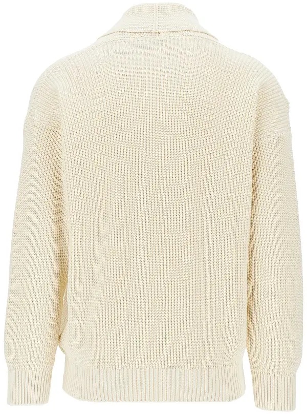Pulover Cotton knitted cardigan - Img 3
