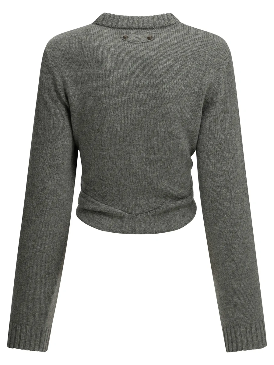Pulover Cropped crew-neck sweater - Img 2