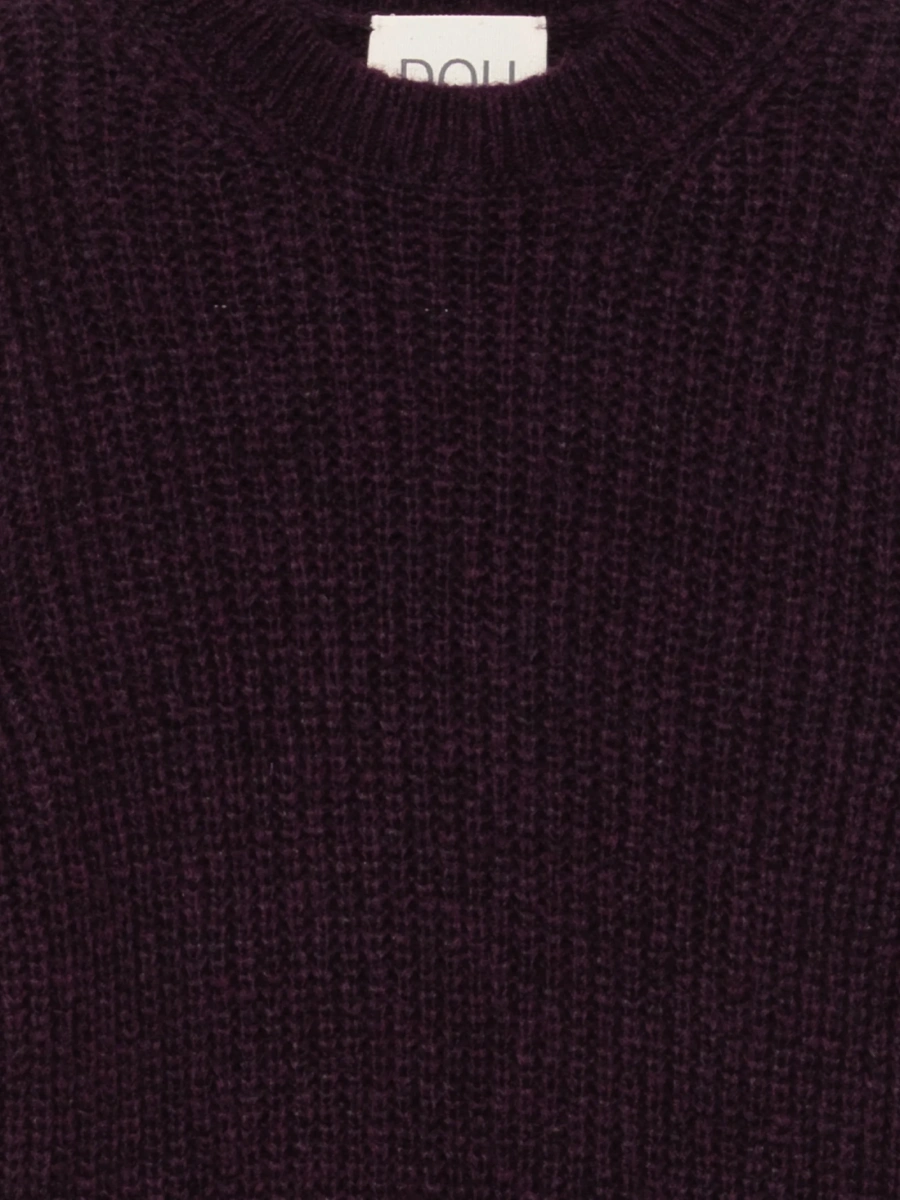 Pulover Dou-Uod violet din lana si poliamida - Img 3