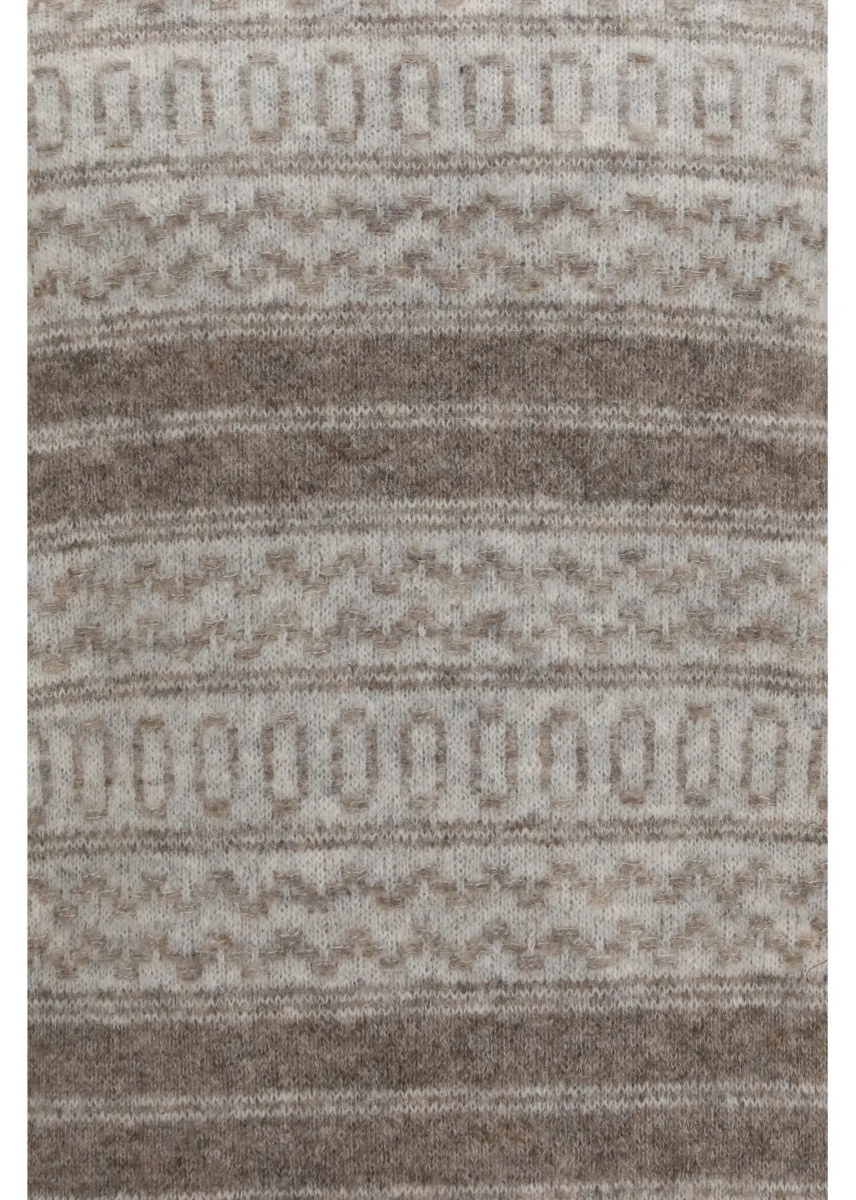 Pulover Fair Isle knit turtleneck Sweater - Img 3