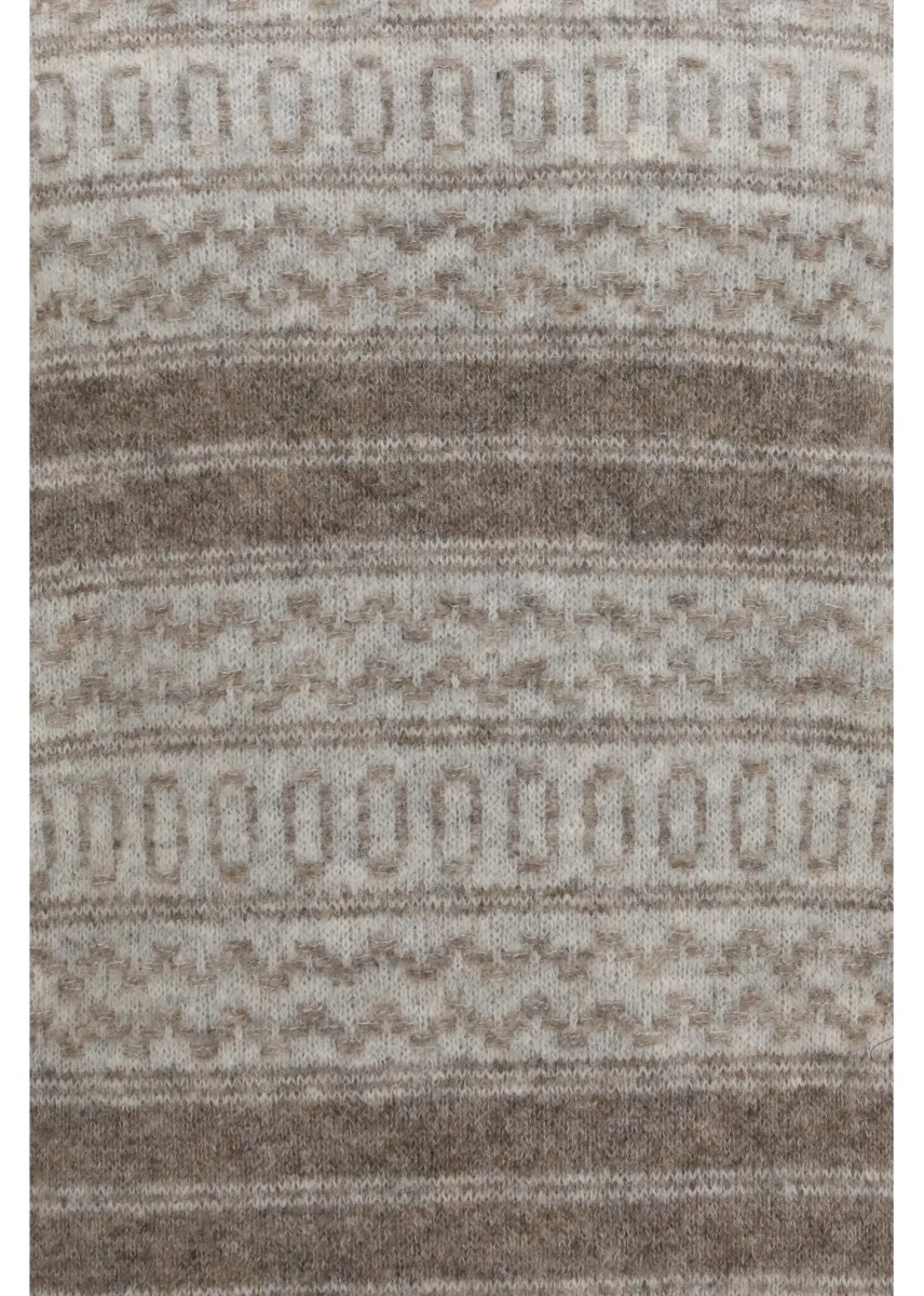 Pulover Fair Isle knit turtleneck Sweater - Img 3