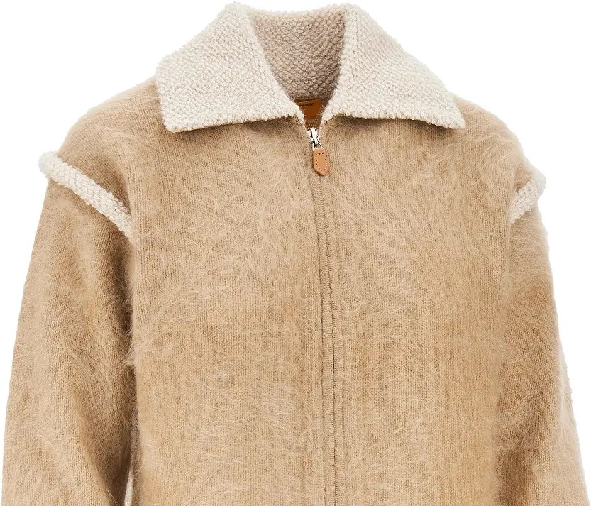 Pulover 'Grizzly Frankie' brushed knit jacket - Img 2