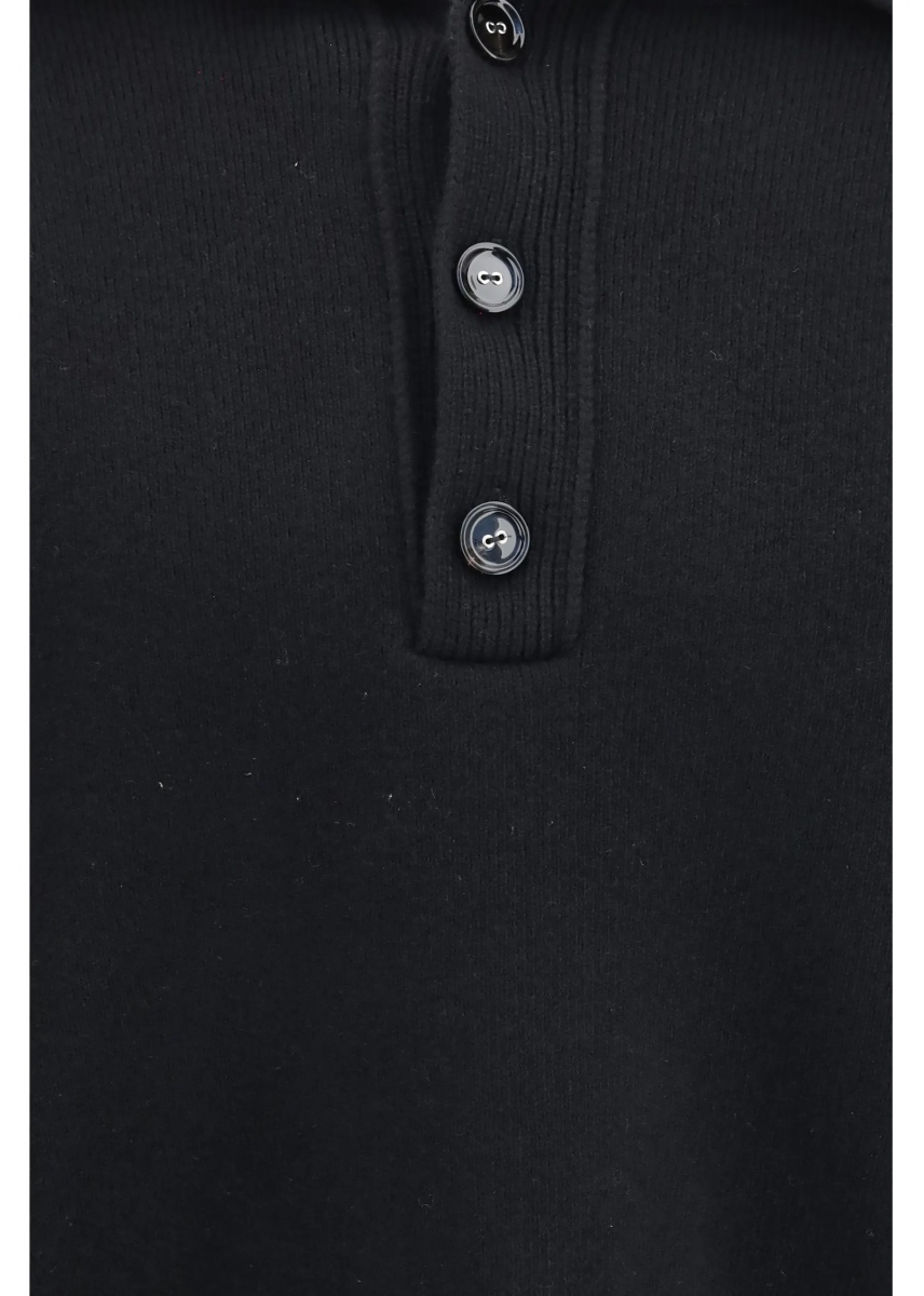 Pulover High-neck buttoned Sweater - Img 3