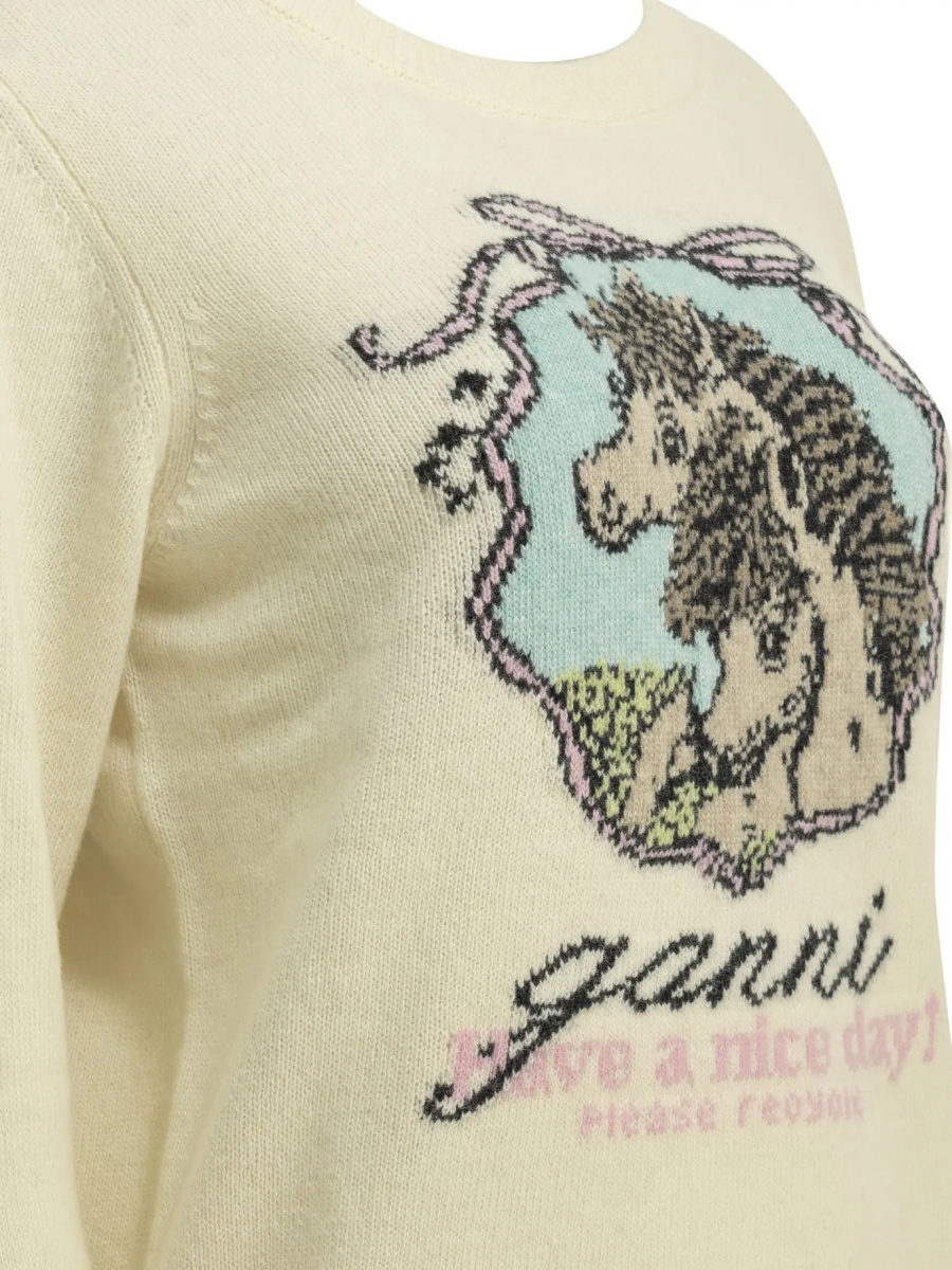 Pulover "Horses" Crew-Neck Sweater - Img 4