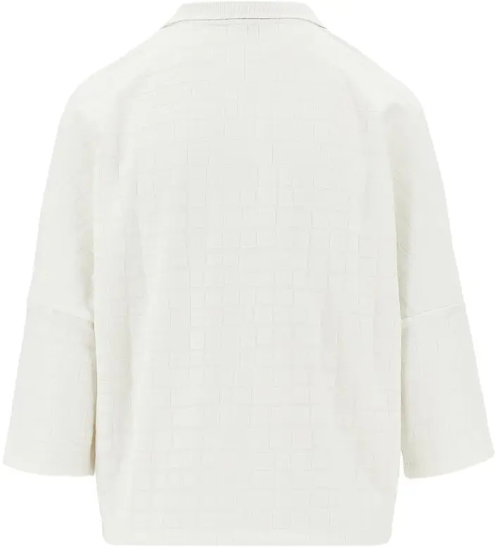 Pulover Jacquard knit polo shirt - Img 3