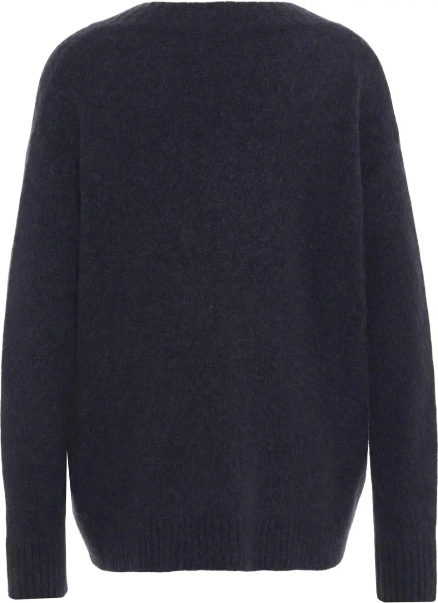 Pulover Kaos albastru din mohair - Img 3