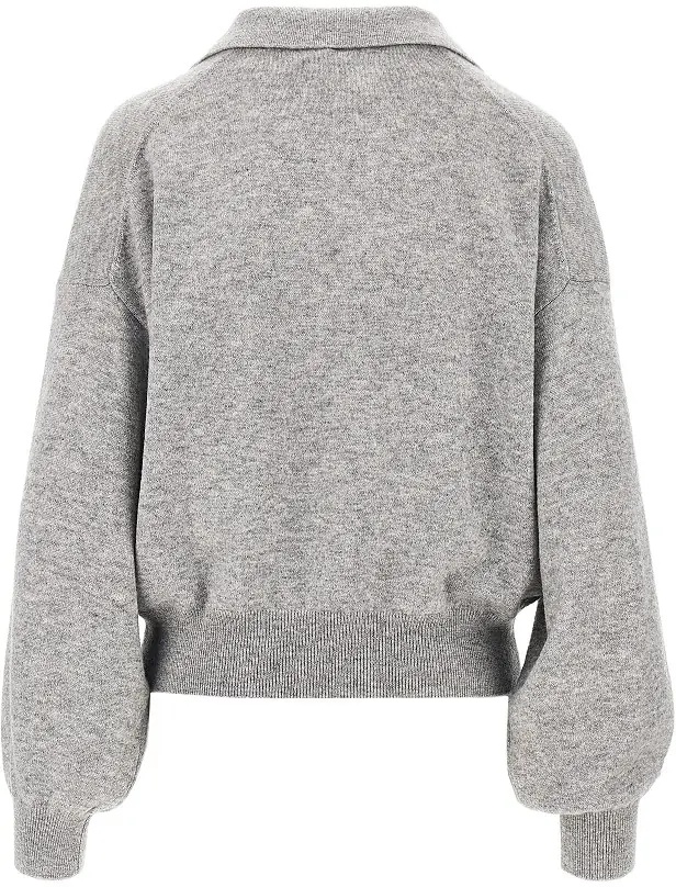 Pulover 'Katriel' cashmere knitted polo shirt - Img 3