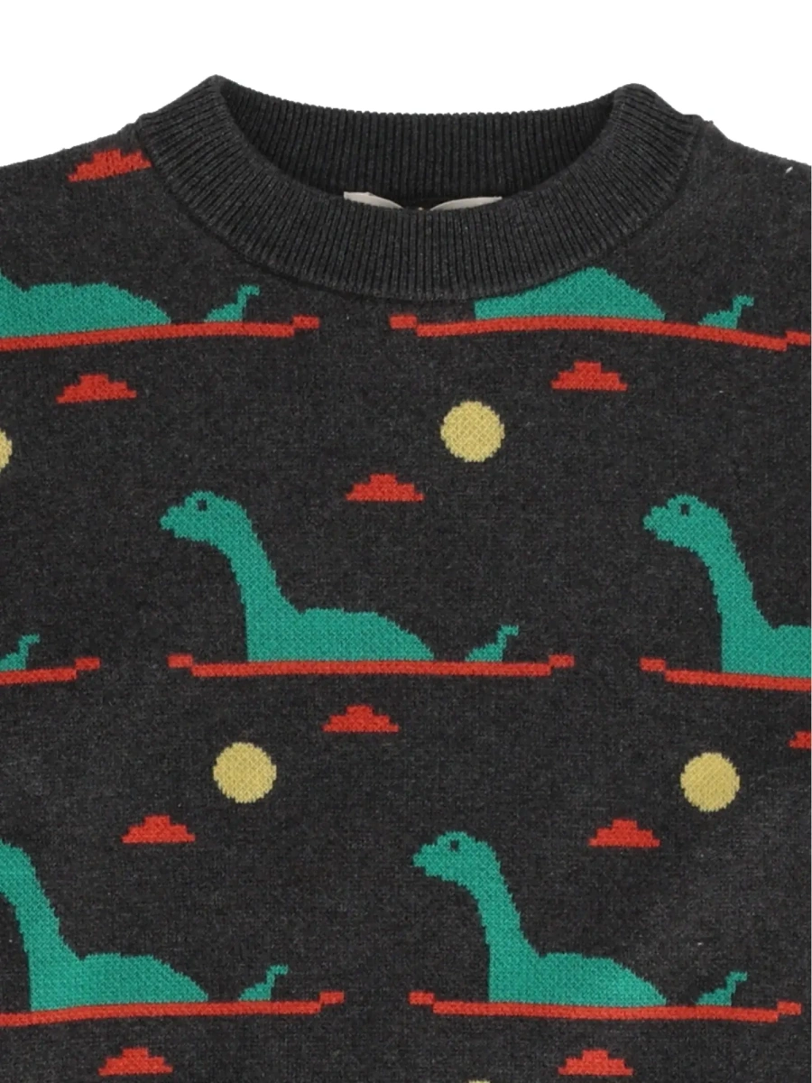Pulover Lake Monster all over jacquard jumper - Img 3