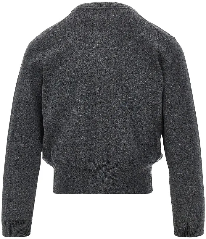 Pulover 'Lona' cotton and wool cardigan - Img 3
